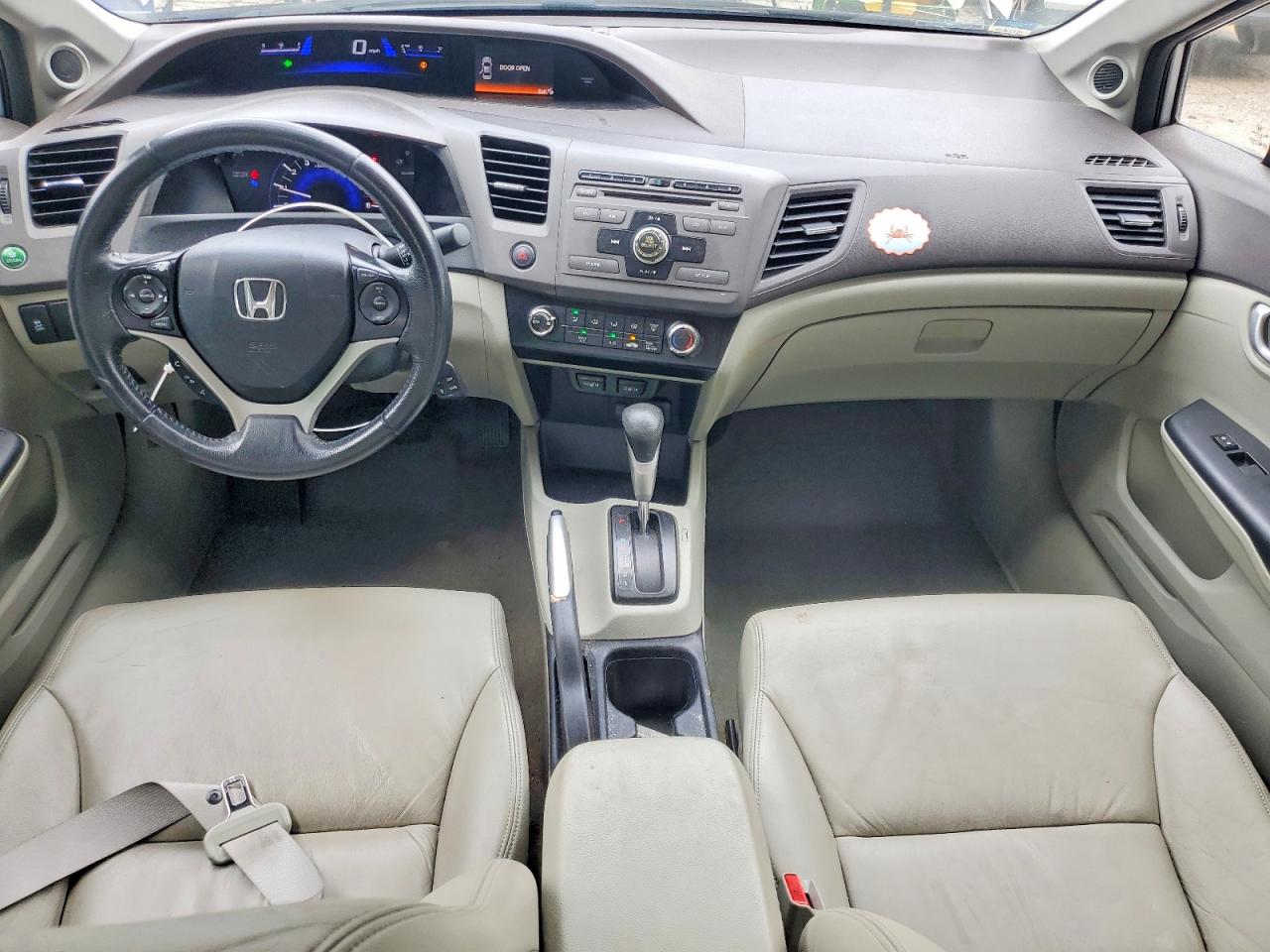 2012 Honda Civic Exl Silver vin: 19XFB2F99CE017865