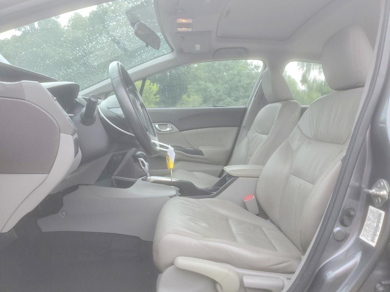 2012 Honda Civic Gray vin: 19XFB2F99CE018689