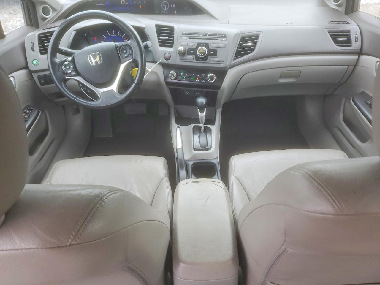 2012 Honda Civic Gray vin: 19XFB2F99CE018689