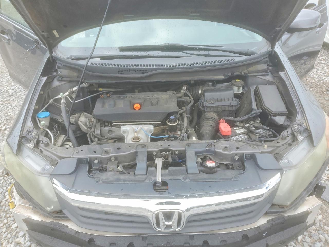 2012 Honda Civic Gray vin: 19XFB2F99CE018689
