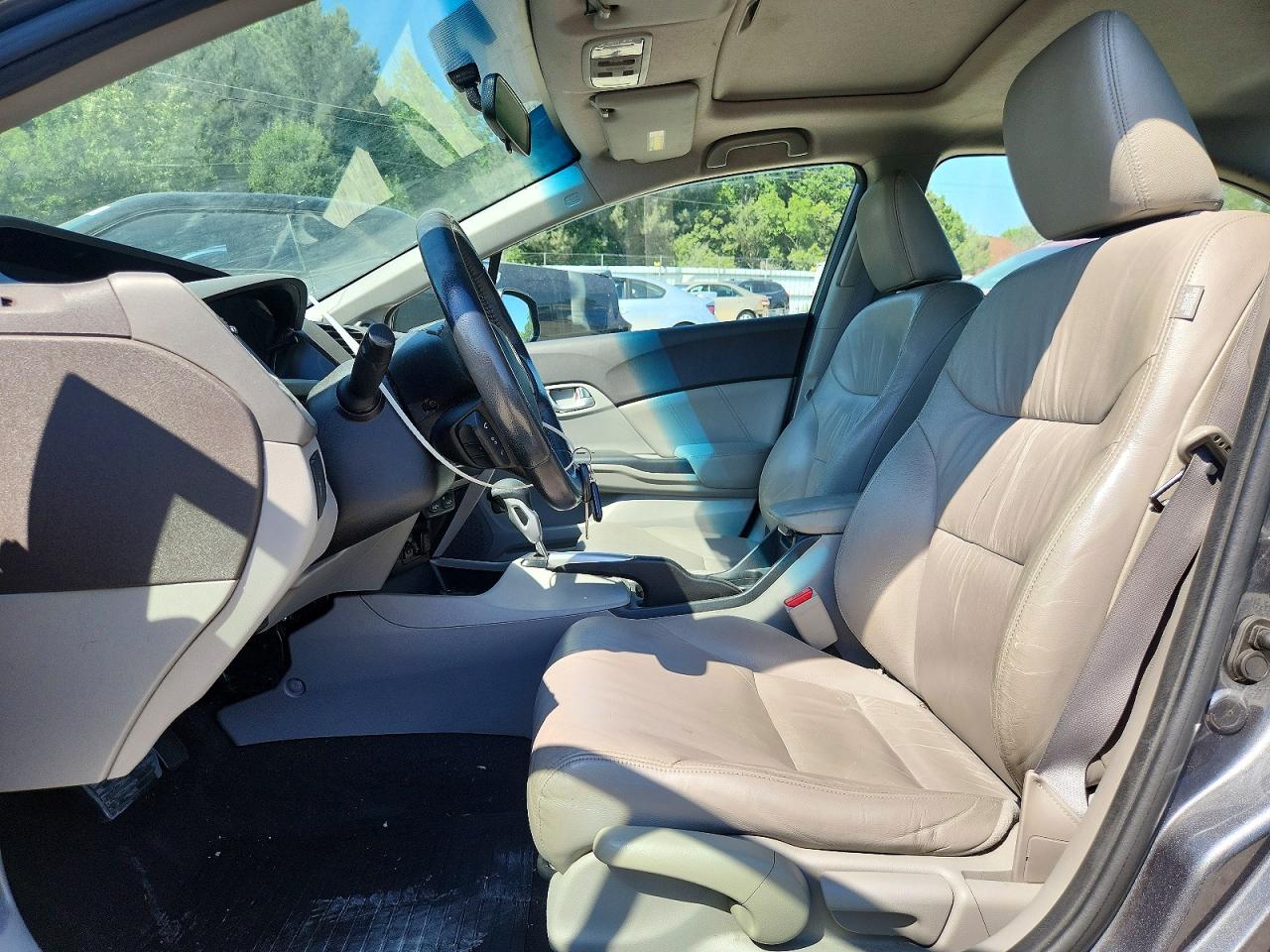 2012 Honda Civic Exl Gray vin: 19XFB2F99CE021687