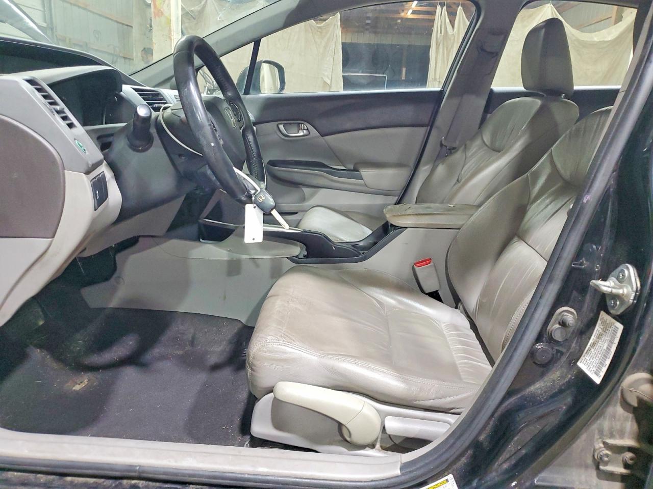 2012 Honda Civic Exl Black vin: 19XFB2F99CE056228