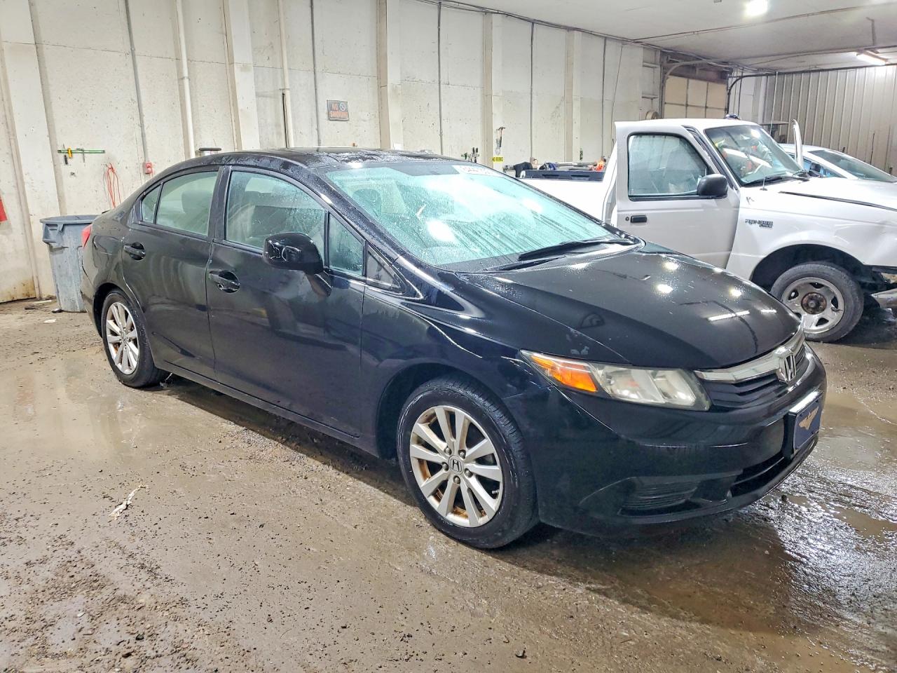 2012 Honda Civic Exl Black vin: 19XFB2F99CE056228