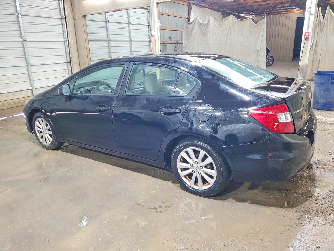 2012 Honda Civic Exl Black vin: 19XFB2F99CE056228