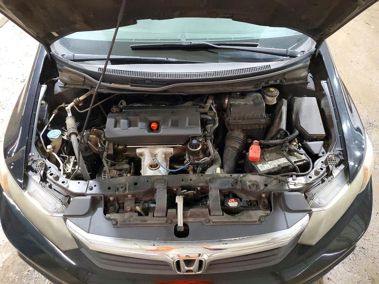 2012 Honda Civic Exl Black vin: 19XFB2F99CE056228