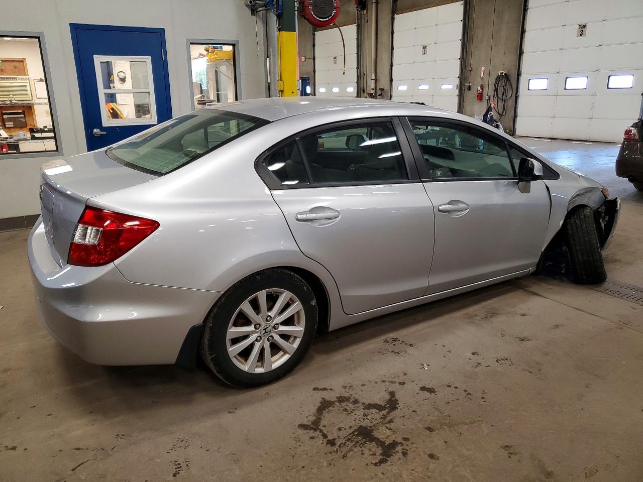 2012 Honda Civic Exl Silver vin: 19XFB2F99CE086684