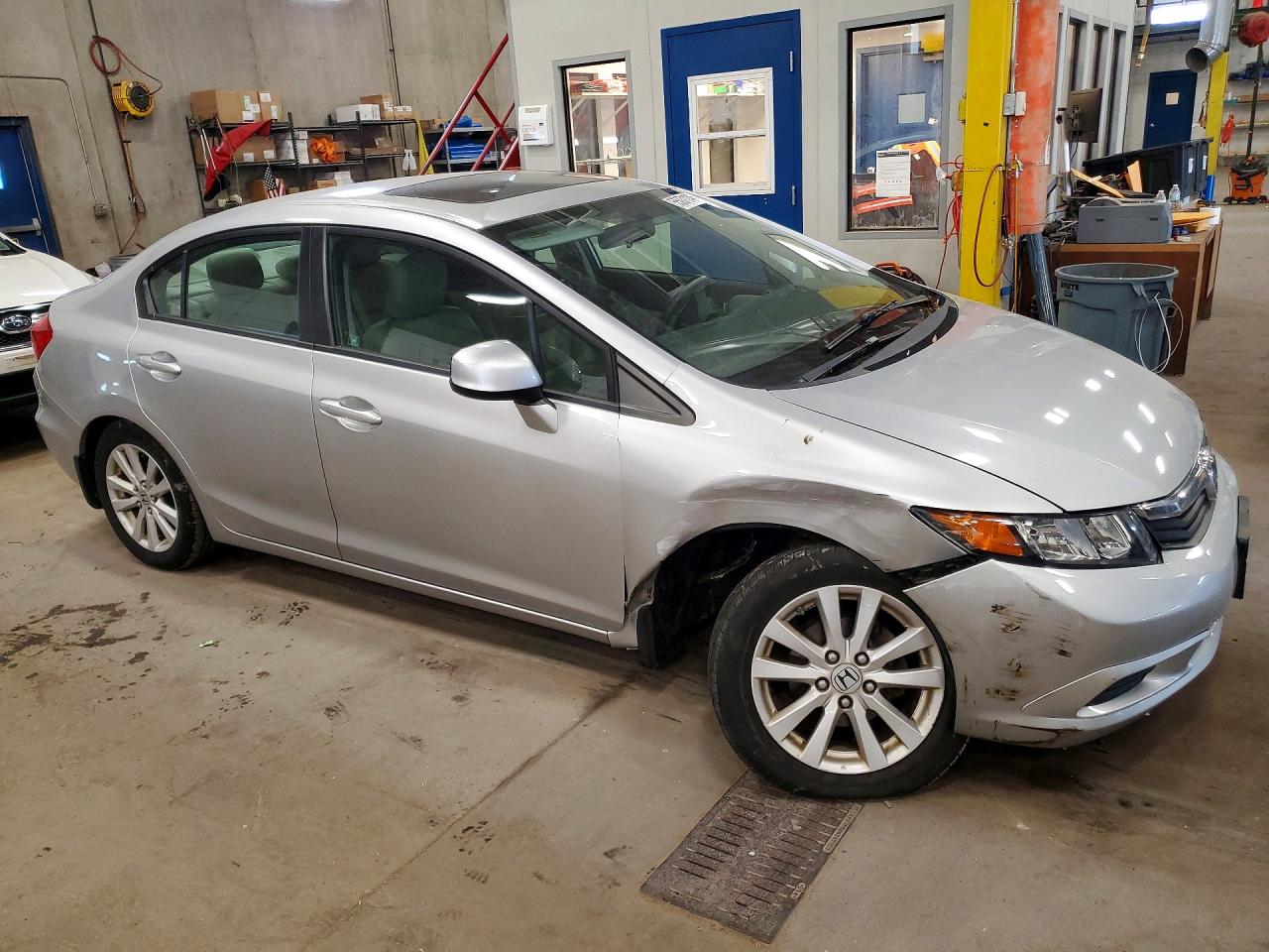 2012 Honda Civic Exl Silver vin: 19XFB2F99CE086684
