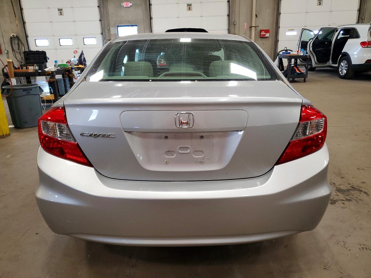 2012 Honda Civic Exl Silver vin: 19XFB2F99CE086684