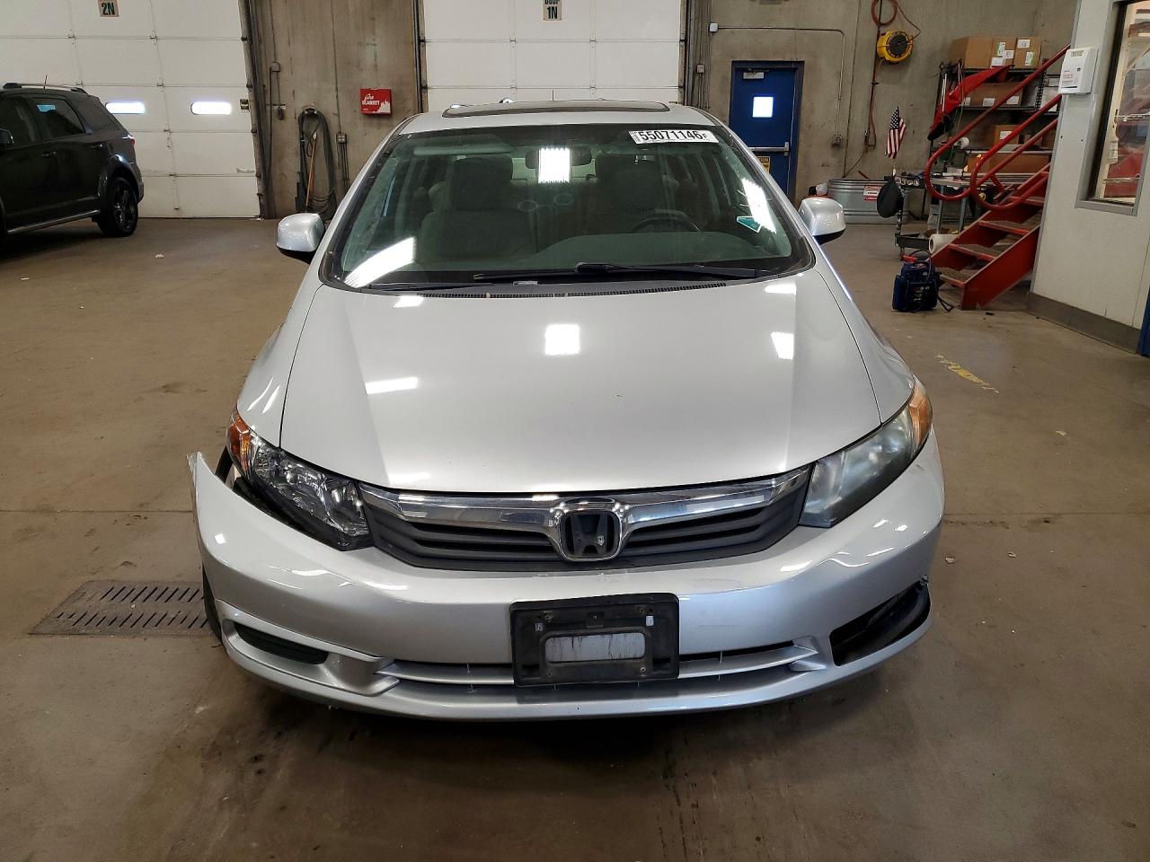 2012 Honda Civic Exl Silver vin: 19XFB2F99CE086684
