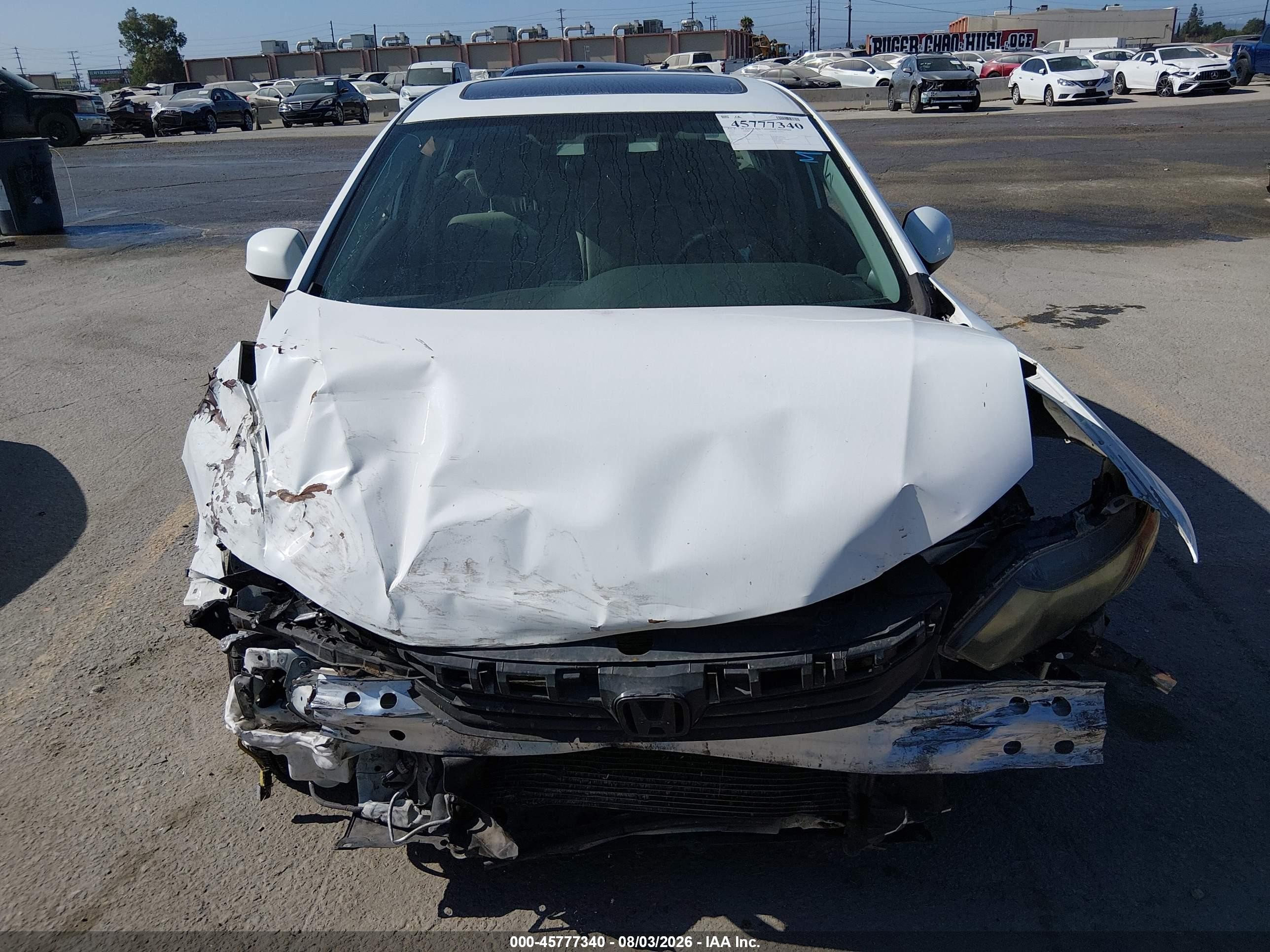 2012 Honda Civic Ex-l White vin: 19XFB2F99CE337798