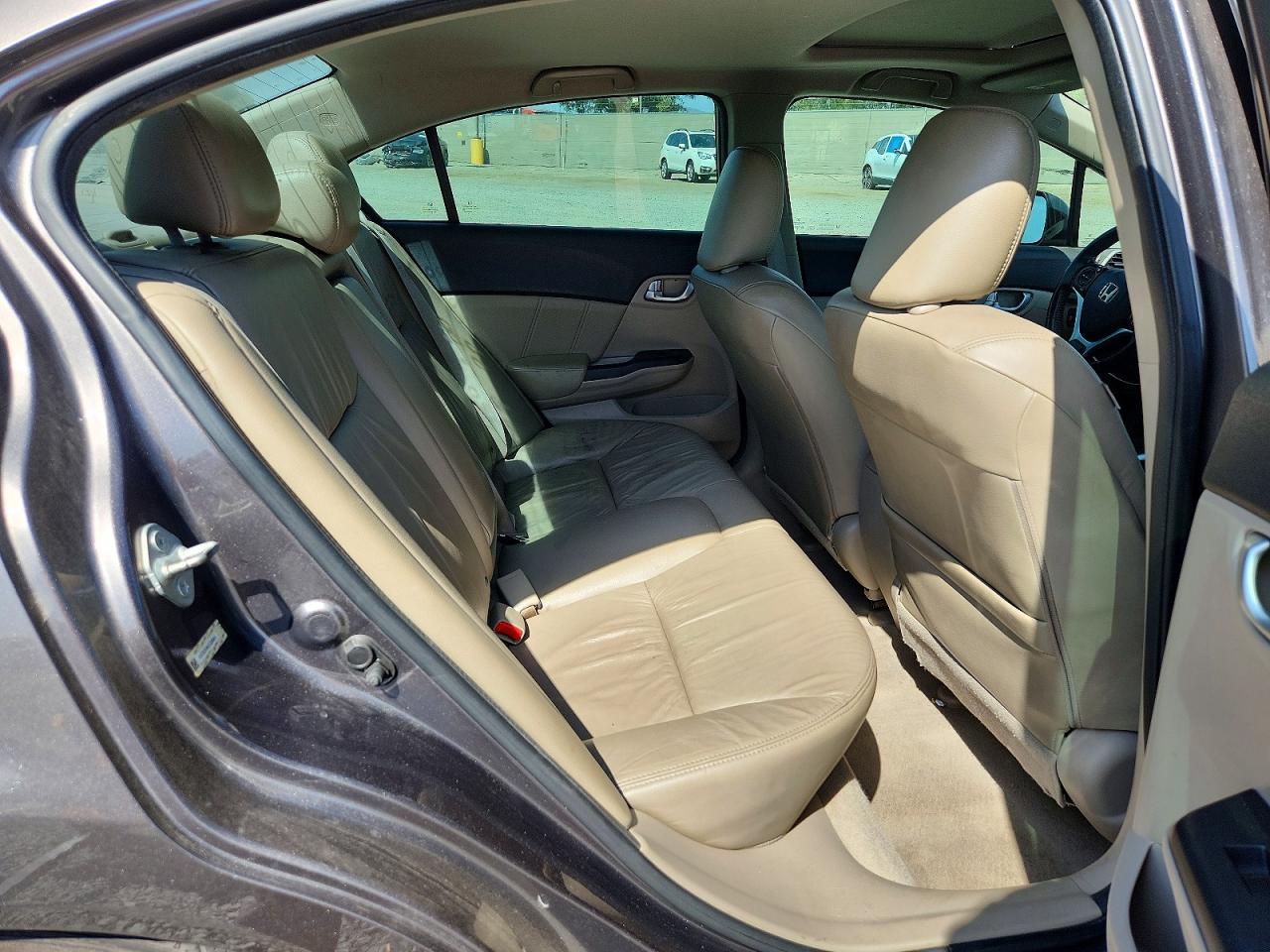 2012 Honda Civic Exl Коричневый vin: 19XFB2F99CE338904