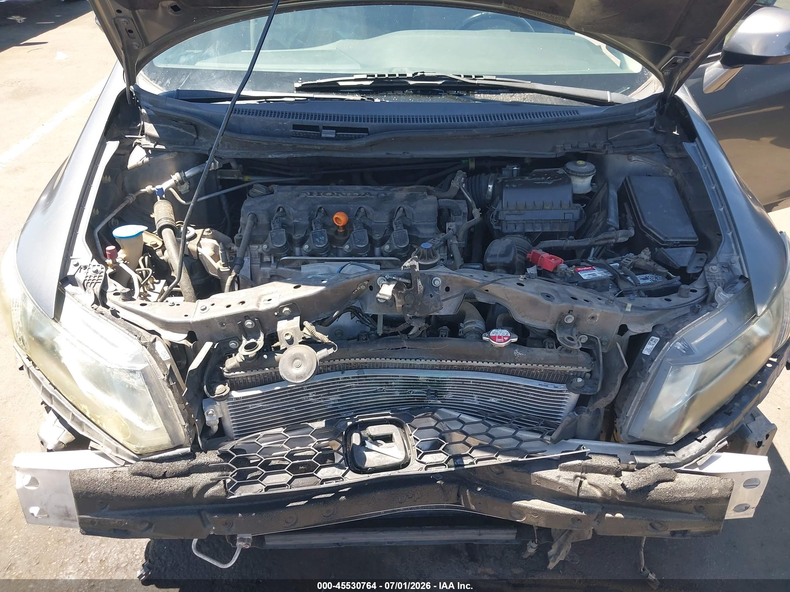 2013 Honda Civic Ex-l Gray vin: 19XFB2F99DE034554