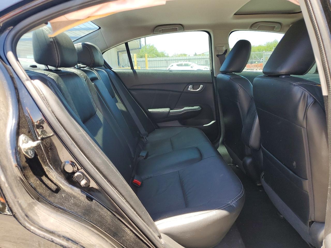 2013 Honda Civic Exl Black vin: 19XFB2F99DE073824