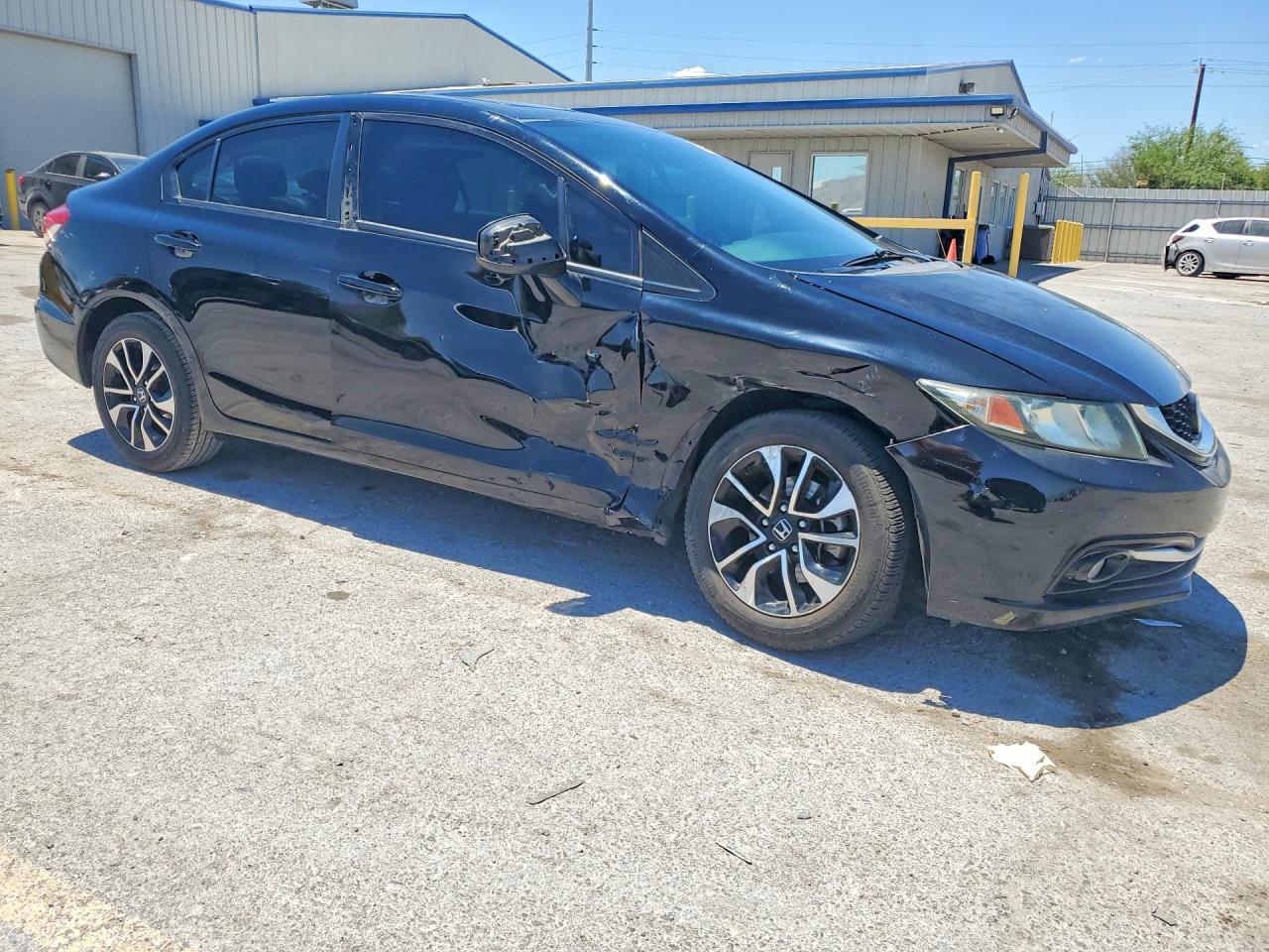 2013 Honda Civic Exl Black vin: 19XFB2F99DE073824