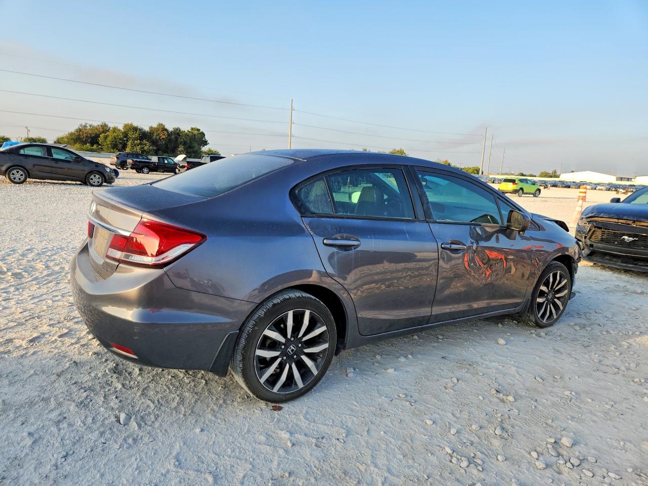 2014 Honda Civic Exl Gray vin: 19XFB2F99EE002219