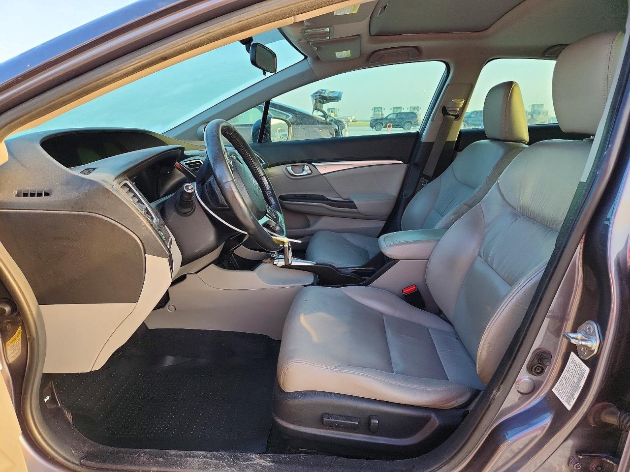 2014 Honda Civic Exl Gray vin: 19XFB2F99EE002219