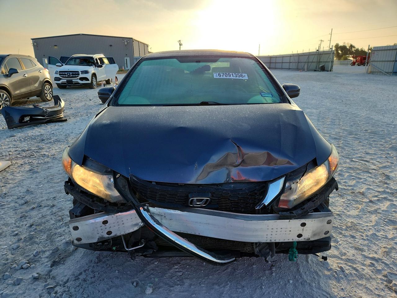 2014 Honda Civic Exl Gray vin: 19XFB2F99EE002219