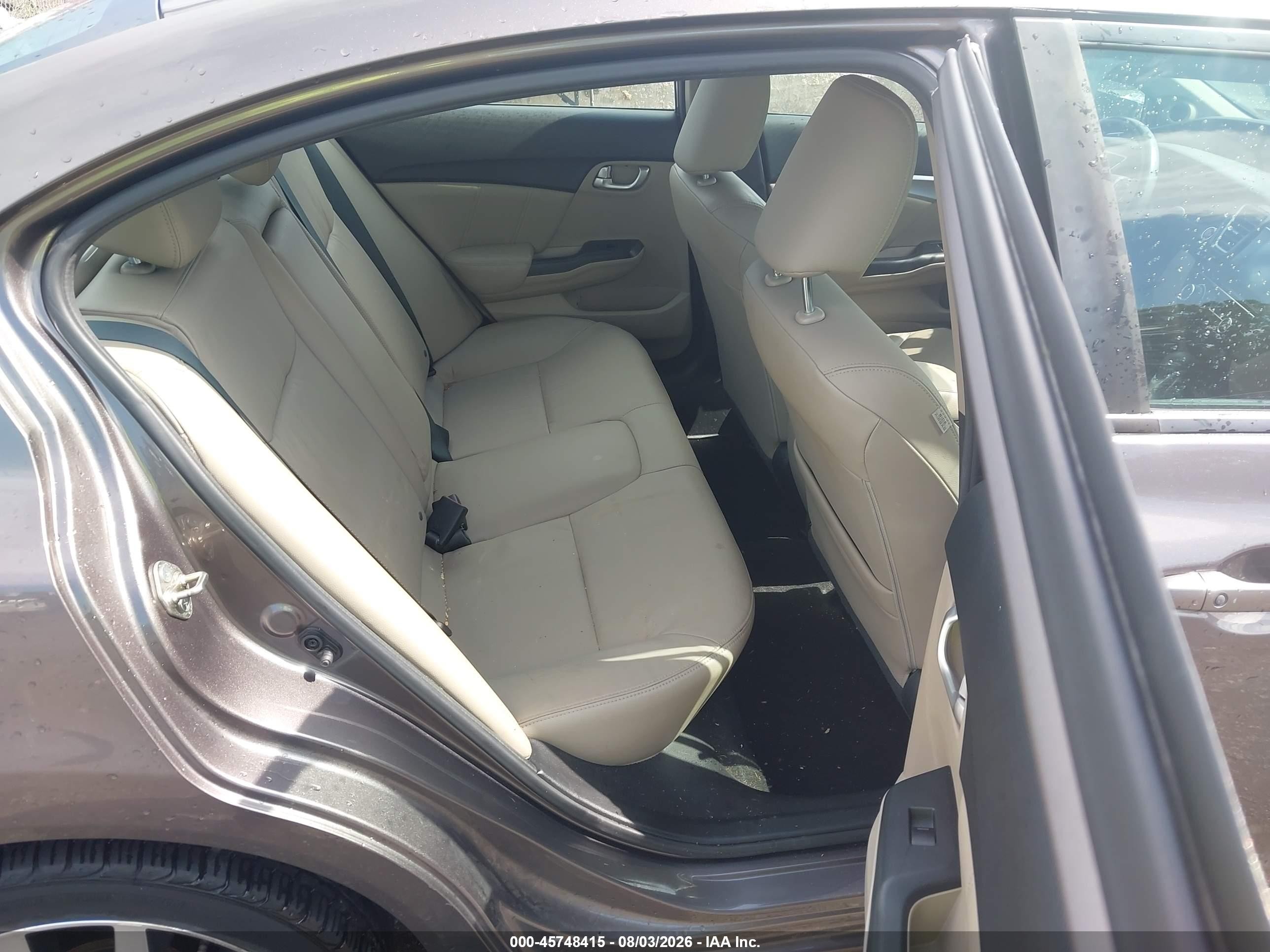 2014 Honda Civic Ex-l Gray vin: 19XFB2F99EE012524