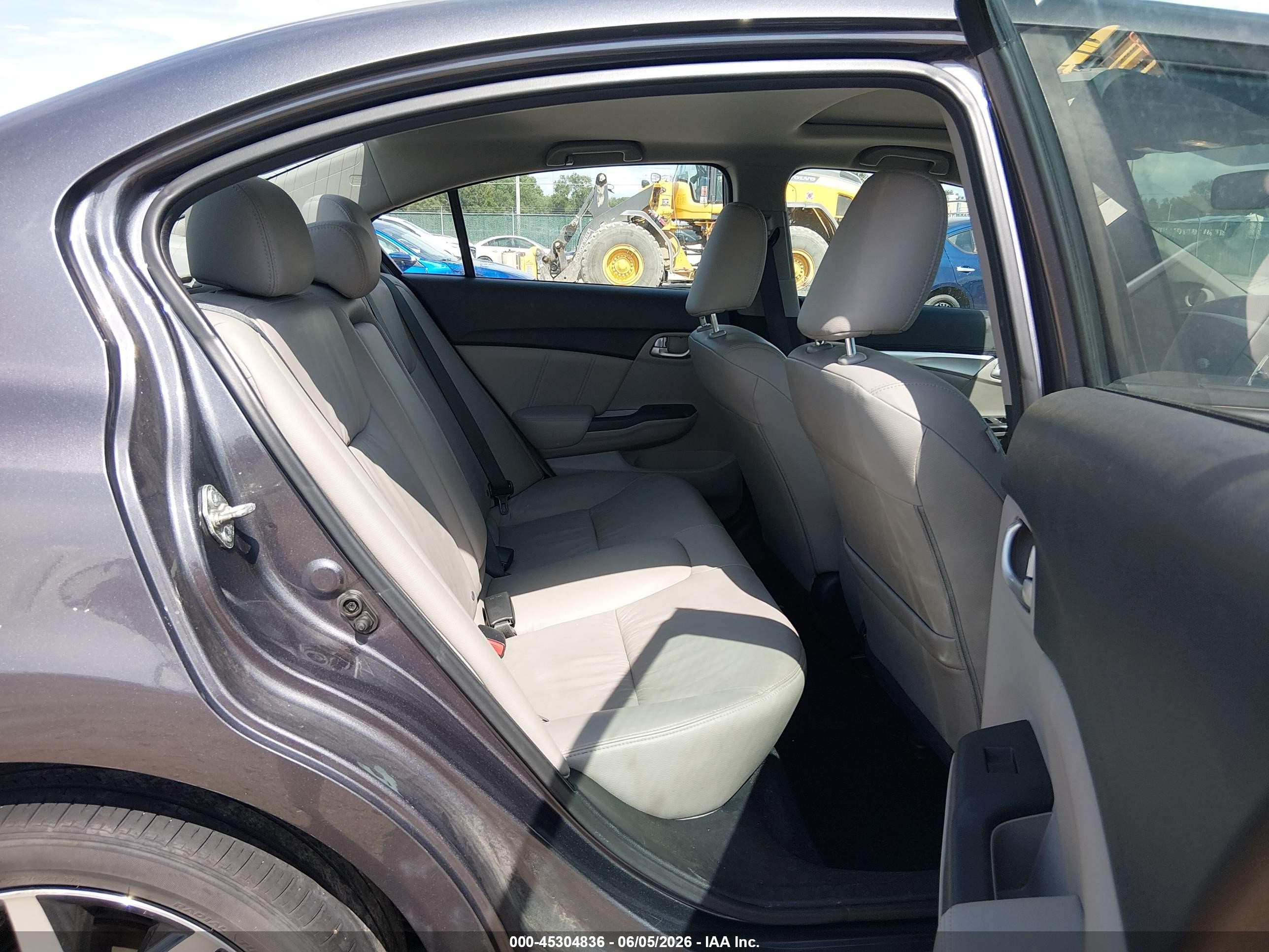 2014 Honda Civic Ex-l Gray vin: 19XFB2F99EE050738