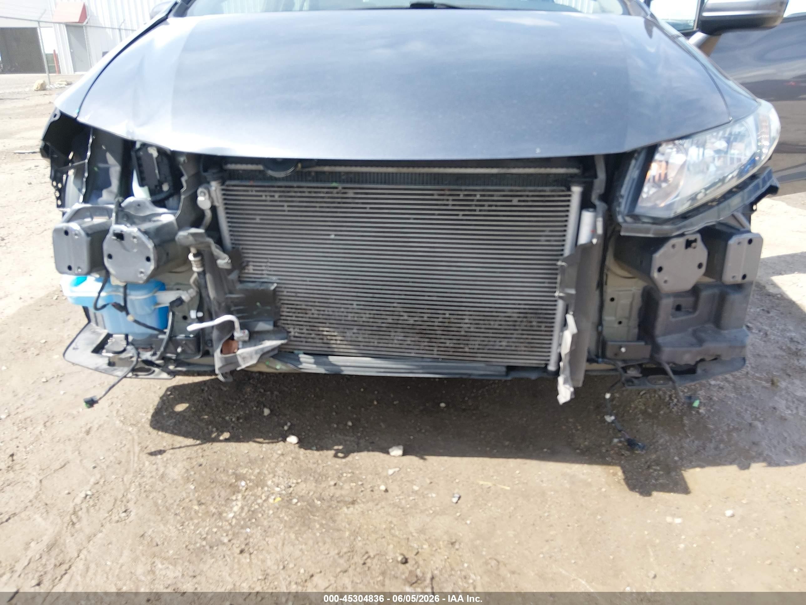 2014 Honda Civic Ex-l Gray vin: 19XFB2F99EE050738