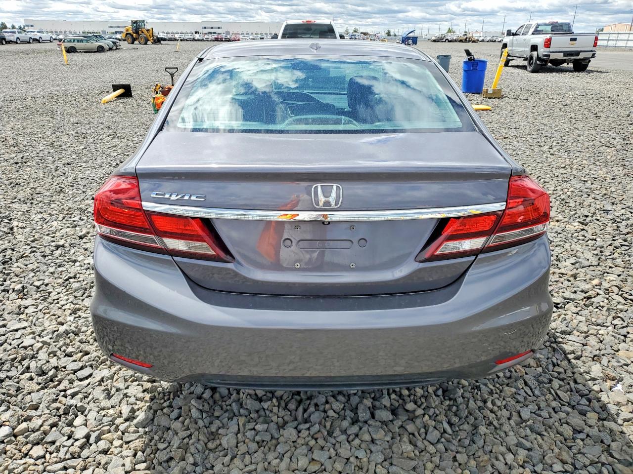 2014 Honda Civic Exl Gray vin: 19XFB2F99EE216966