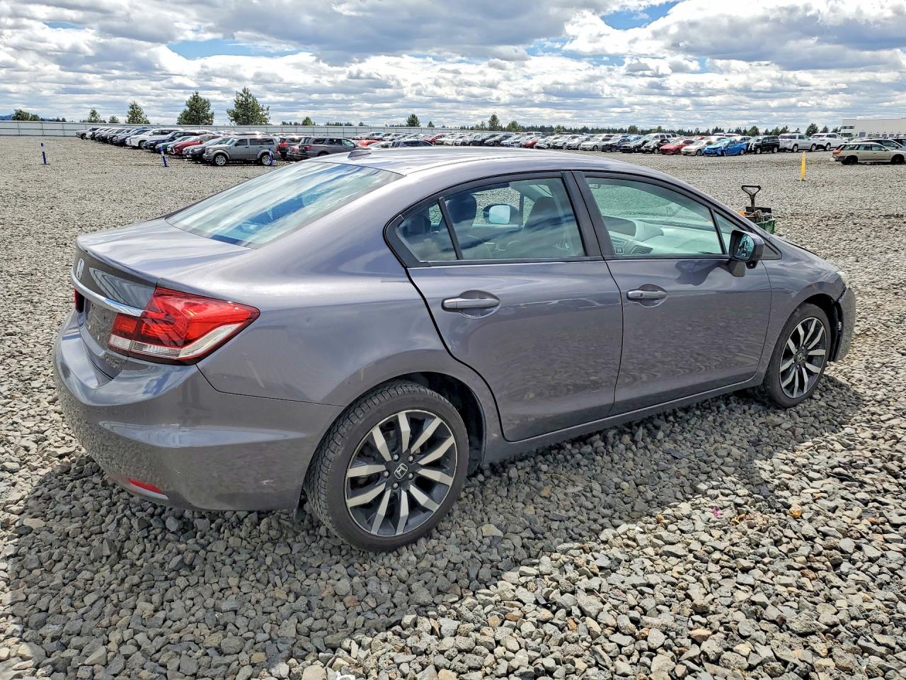 2014 Honda Civic Exl Gray vin: 19XFB2F99EE216966