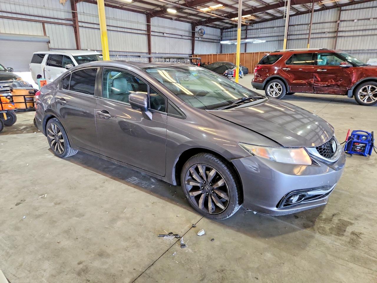 2014 Honda Civic Exl Gray vin: 19XFB2F99EE226736