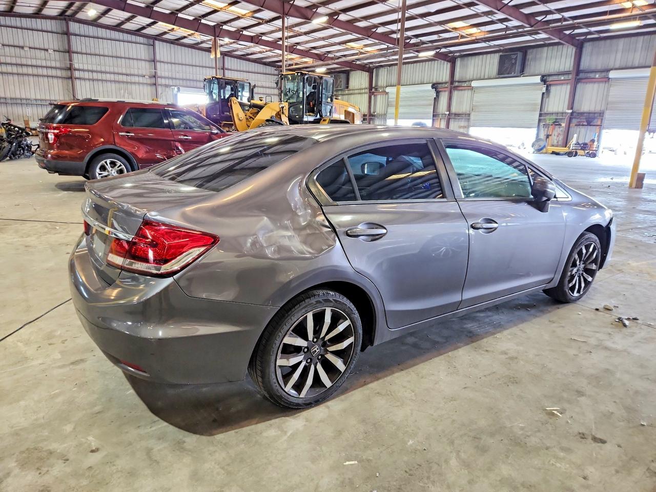 2014 Honda Civic Exl Gray vin: 19XFB2F99EE226736