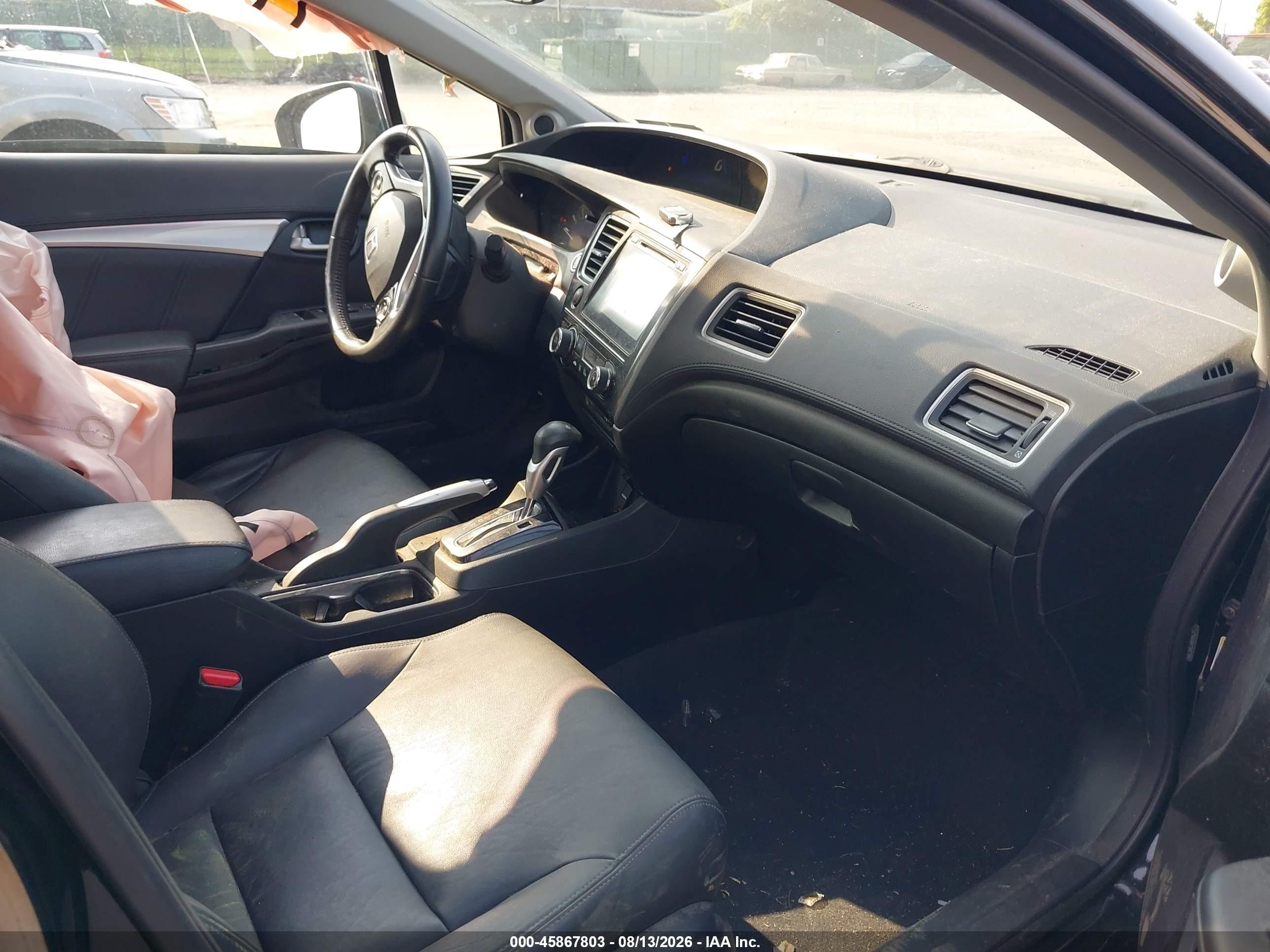 2014 Honda Civic Ex-l Black vin: 19XFB2F99EE251085