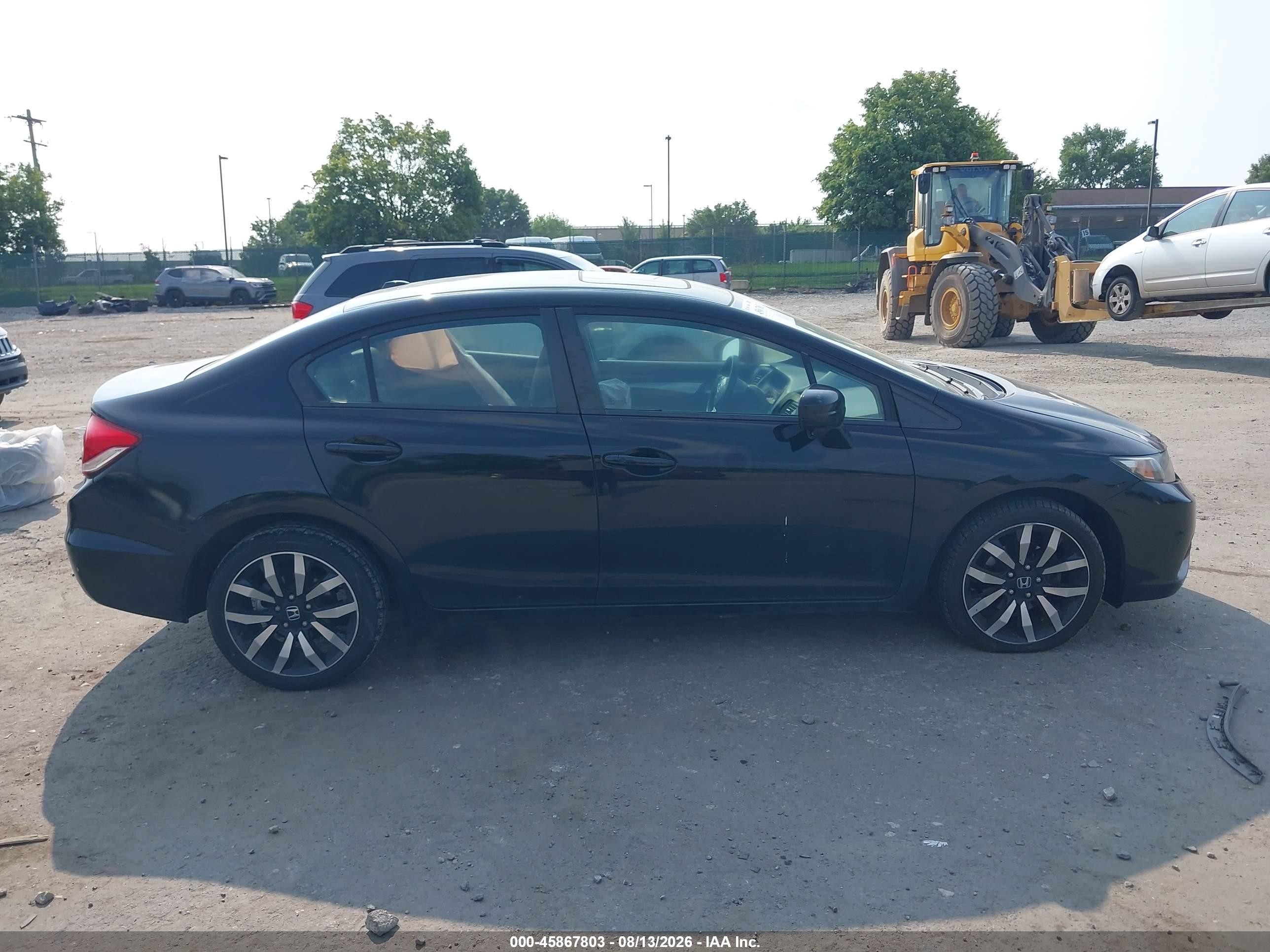 2014 Honda Civic Ex-l Black vin: 19XFB2F99EE251085