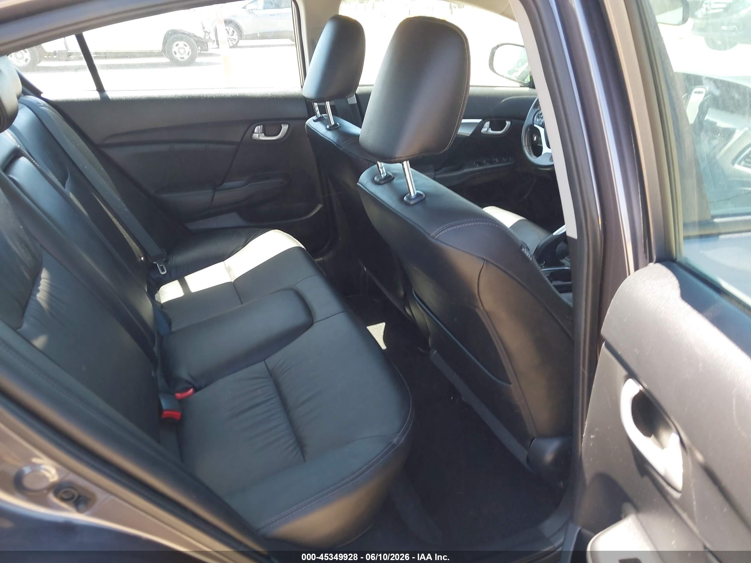 2015 Honda Civic Ex-l Gray vin: 19XFB2F99FE028286