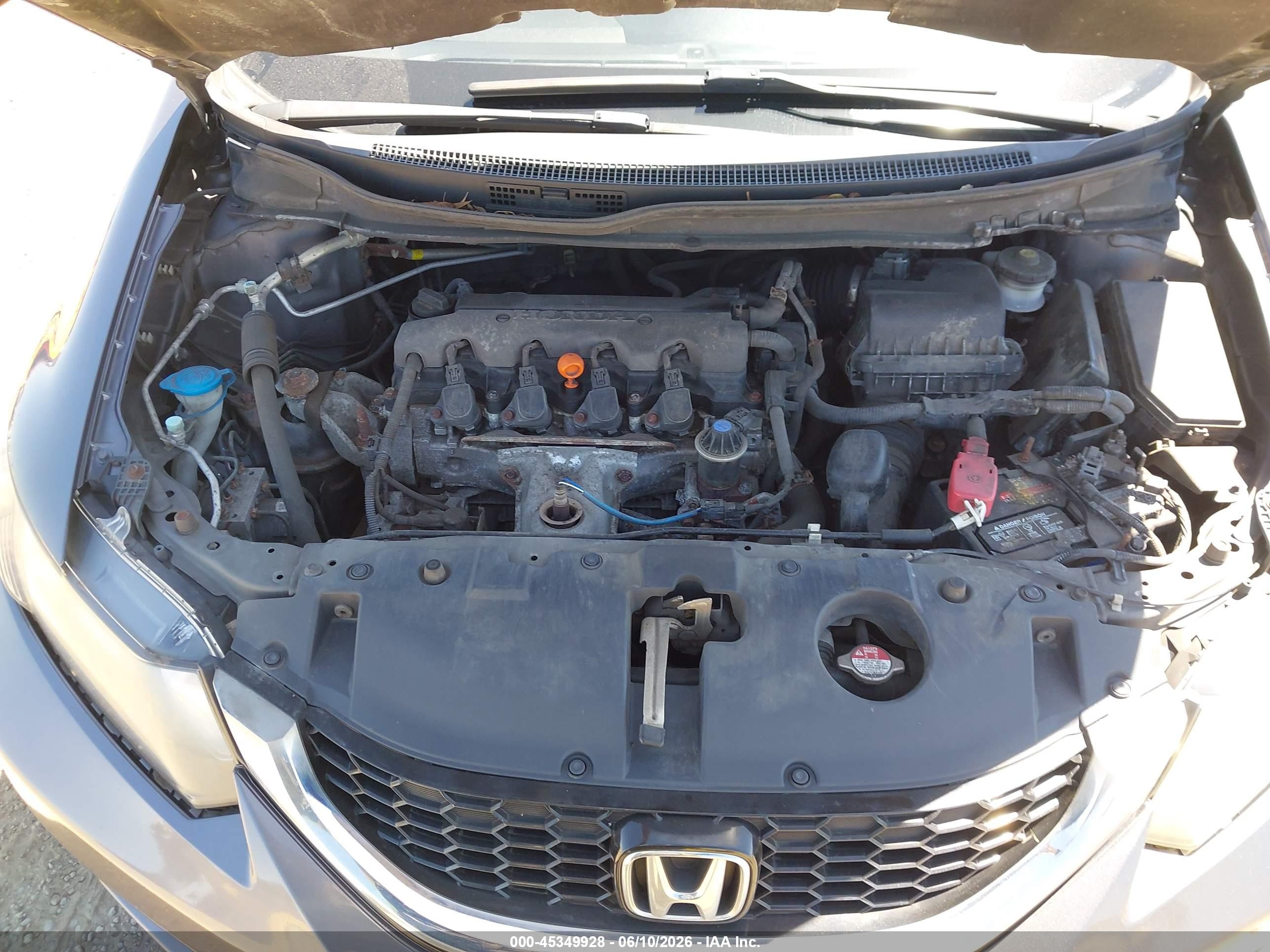 2015 Honda Civic Ex-l Gray vin: 19XFB2F99FE028286