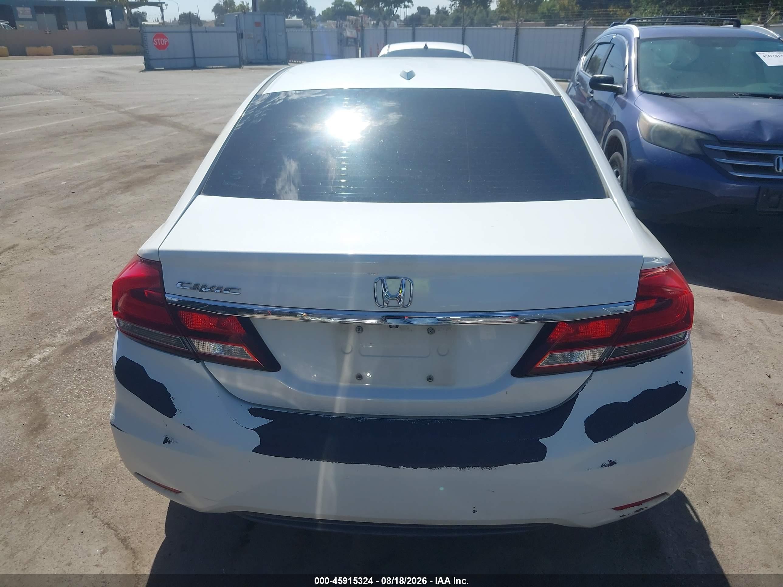 2015 Honda Civic Ex-l White vin: 19XFB2F99FE222798