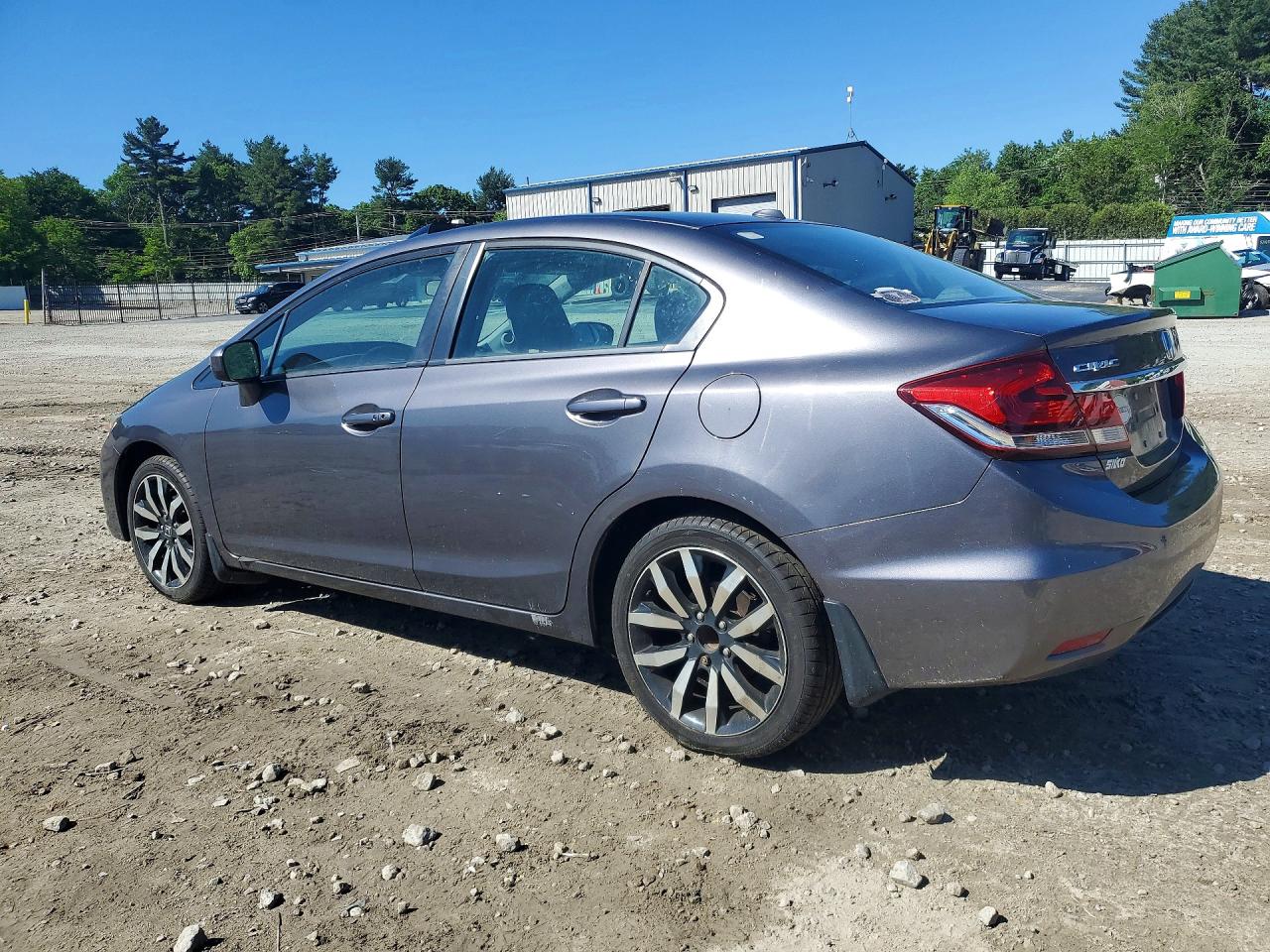 2015 Honda Civic Exl Gray vin: 19XFB2F99FE243327