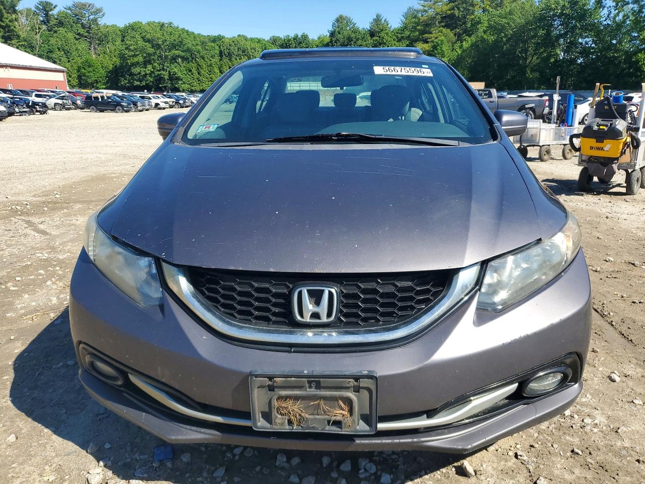 2015 Honda Civic Exl Gray vin: 19XFB2F99FE243327