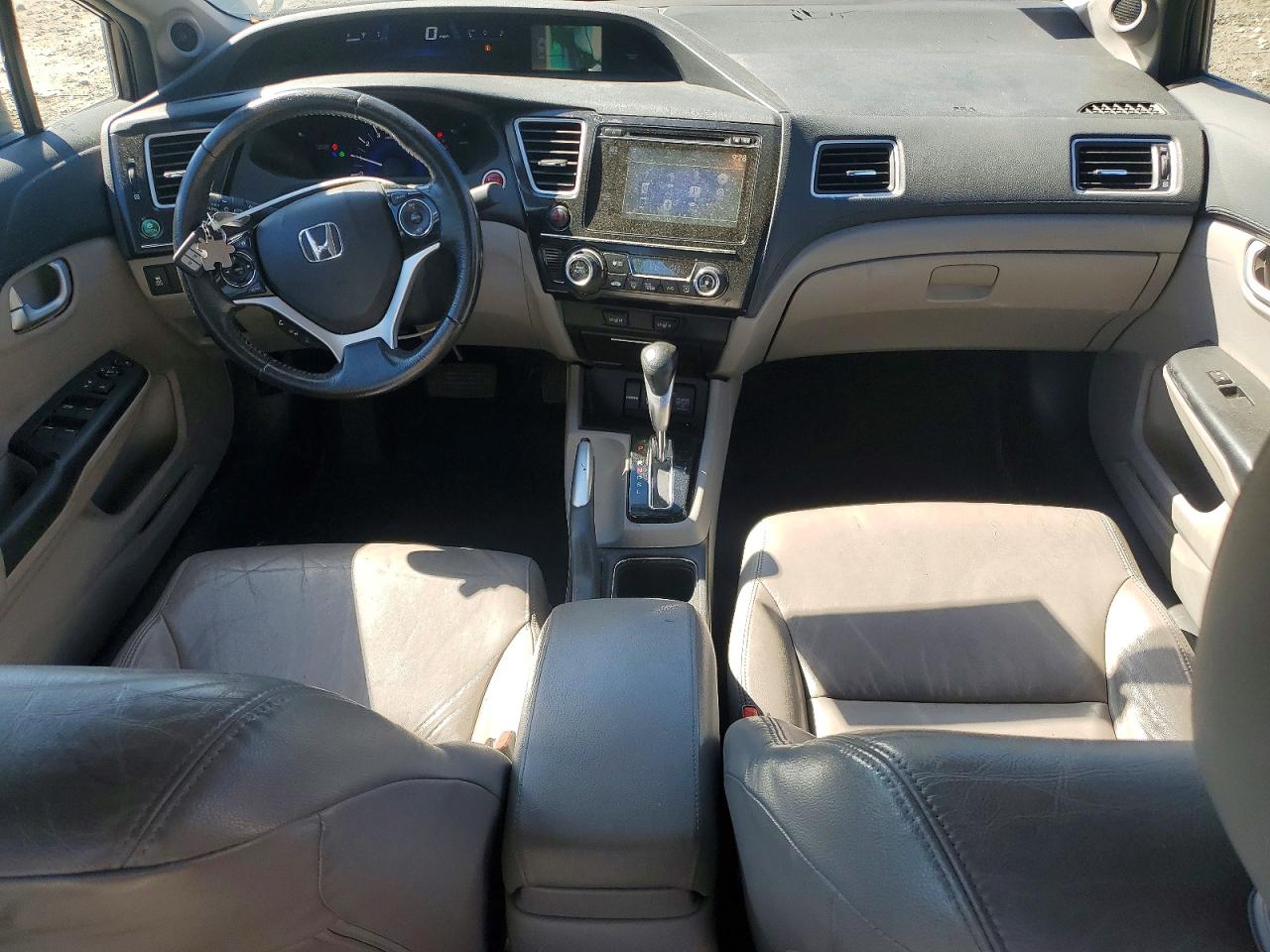 2015 Honda Civic Exl Gray vin: 19XFB2F99FE243327