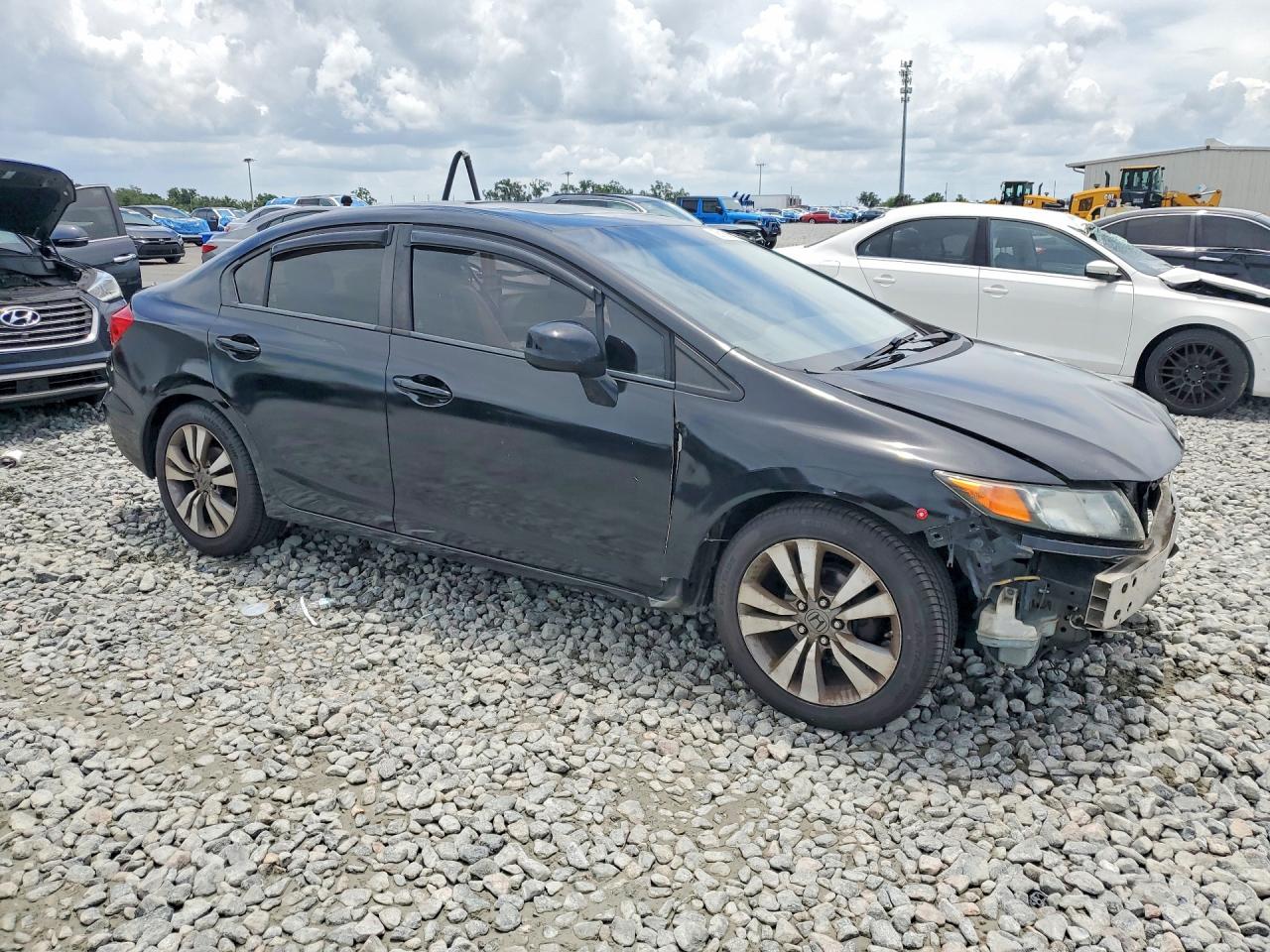 2012 Honda Civic Exl Black vin: 19XFB2F9XCE009984