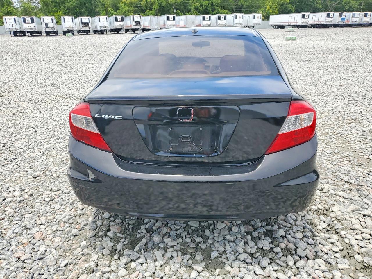 2012 Honda Civic Exl Black vin: 19XFB2F9XCE009984