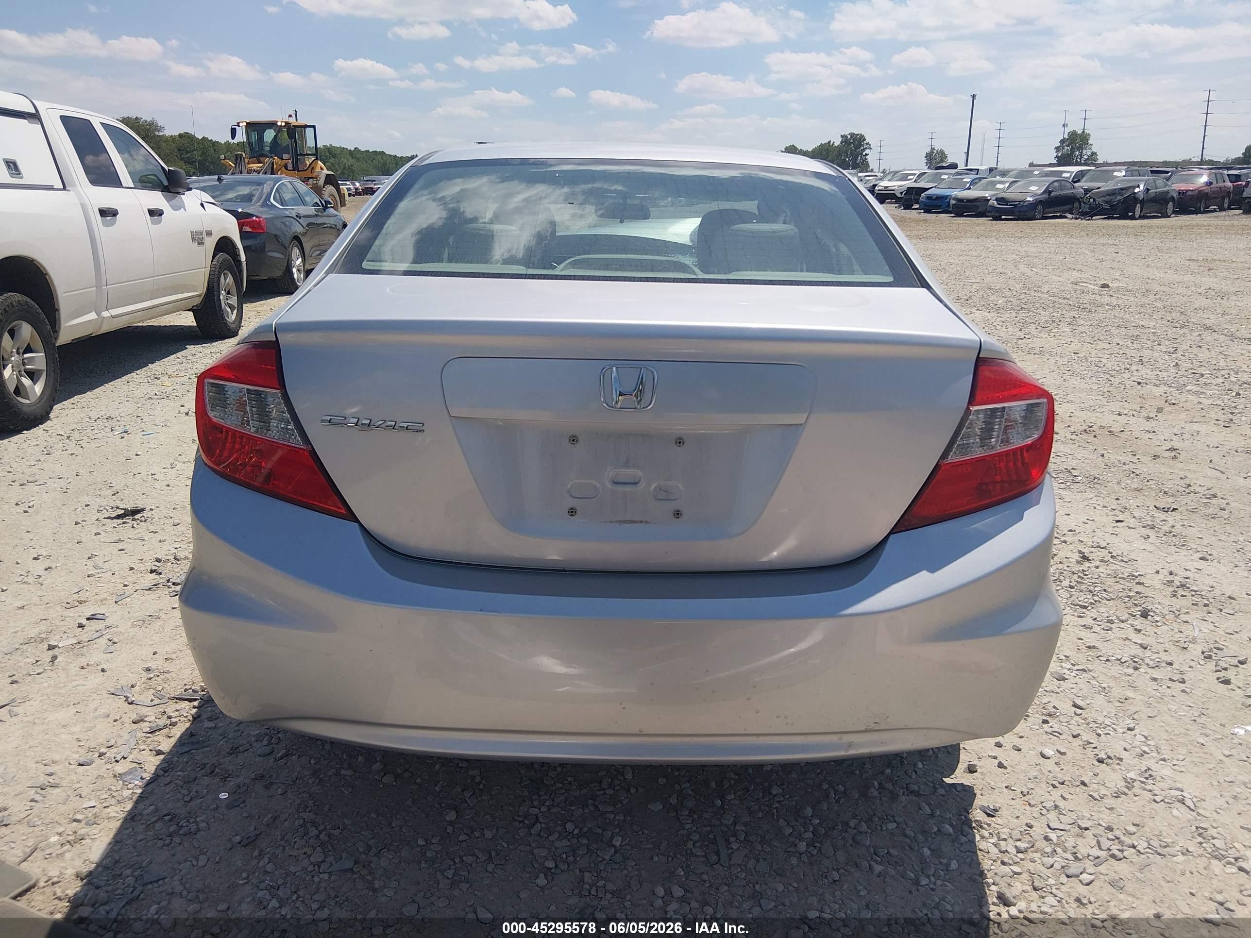 2012 Honda Civic Ex-l Silver vin: 19XFB2F9XCE030432