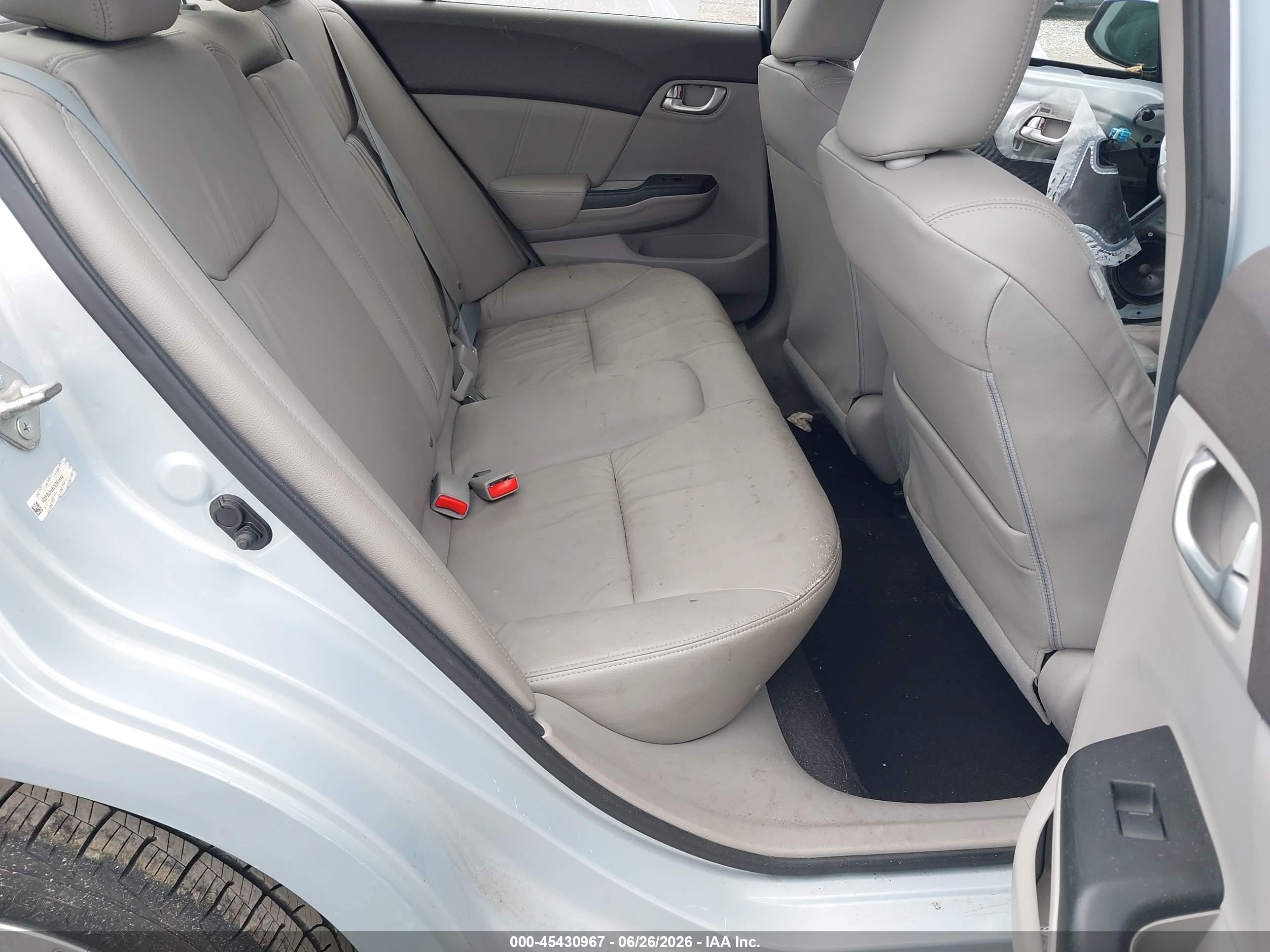 2012 Honda Civic Ex-l Синий vin: 19XFB2F9XCE331914