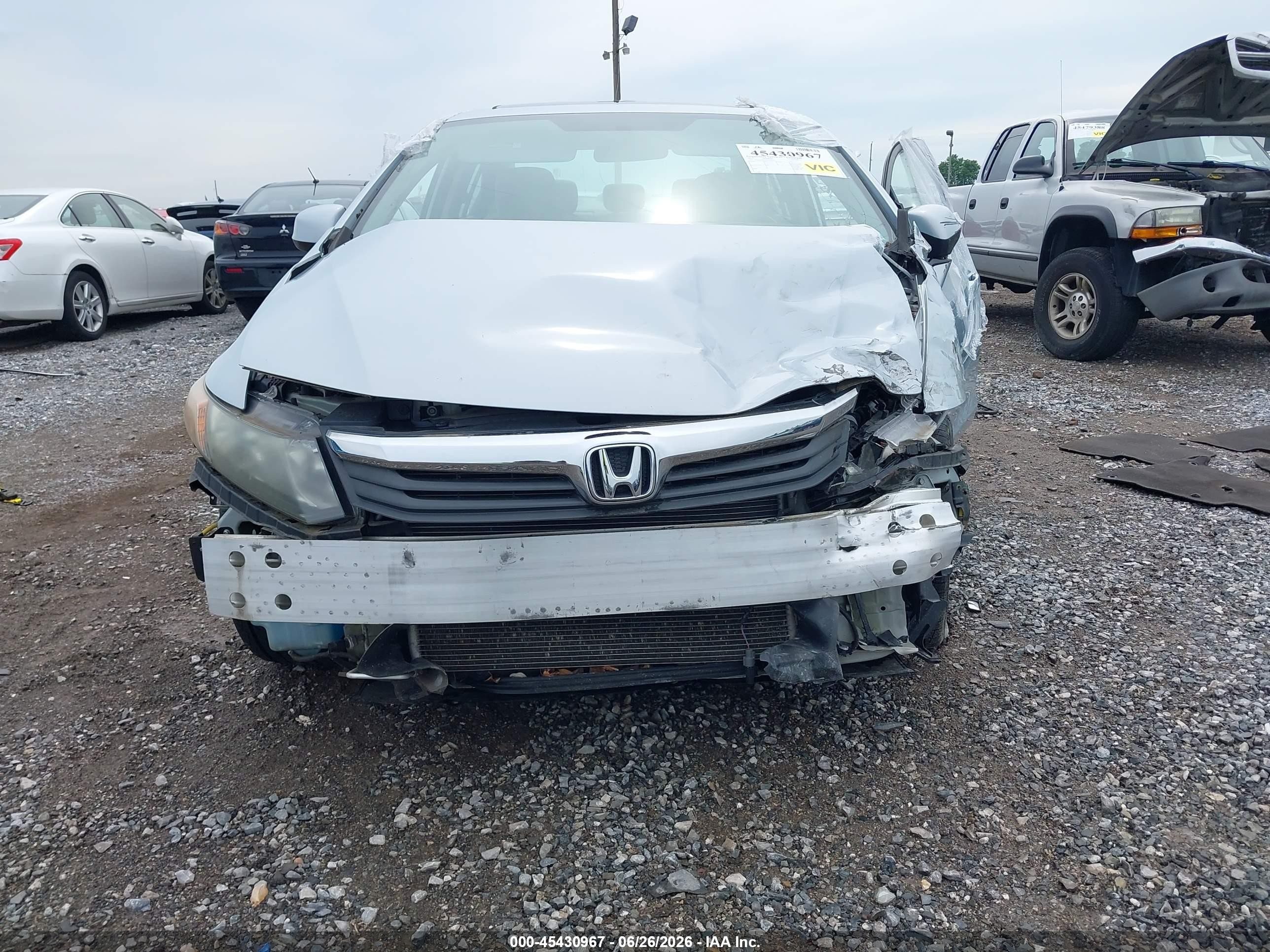 2012 Honda Civic Ex-l Синий vin: 19XFB2F9XCE331914