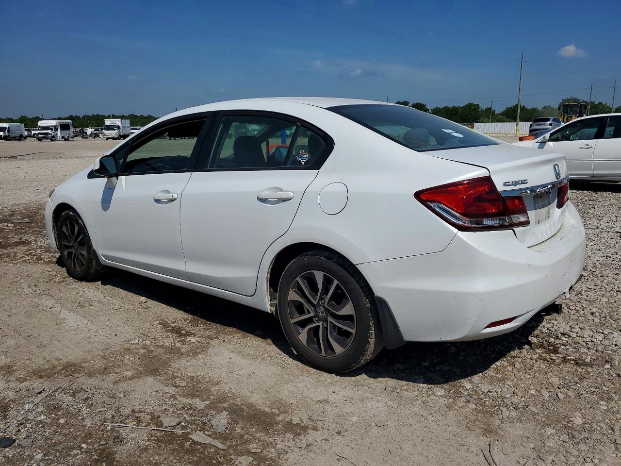 2013 Honda Civic Exl White vin: 19XFB2F9XDE034031