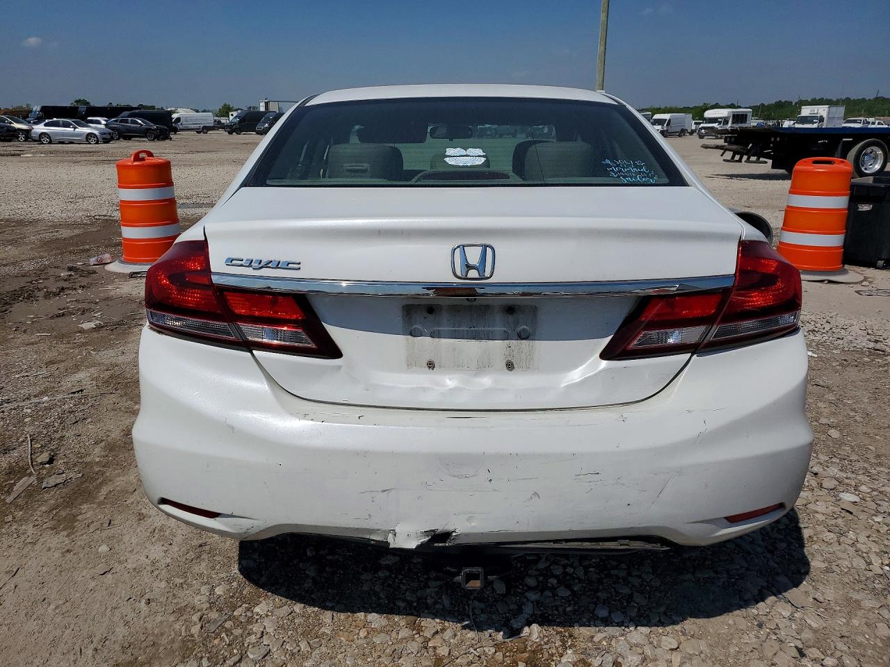 2013 Honda Civic Exl White vin: 19XFB2F9XDE034031
