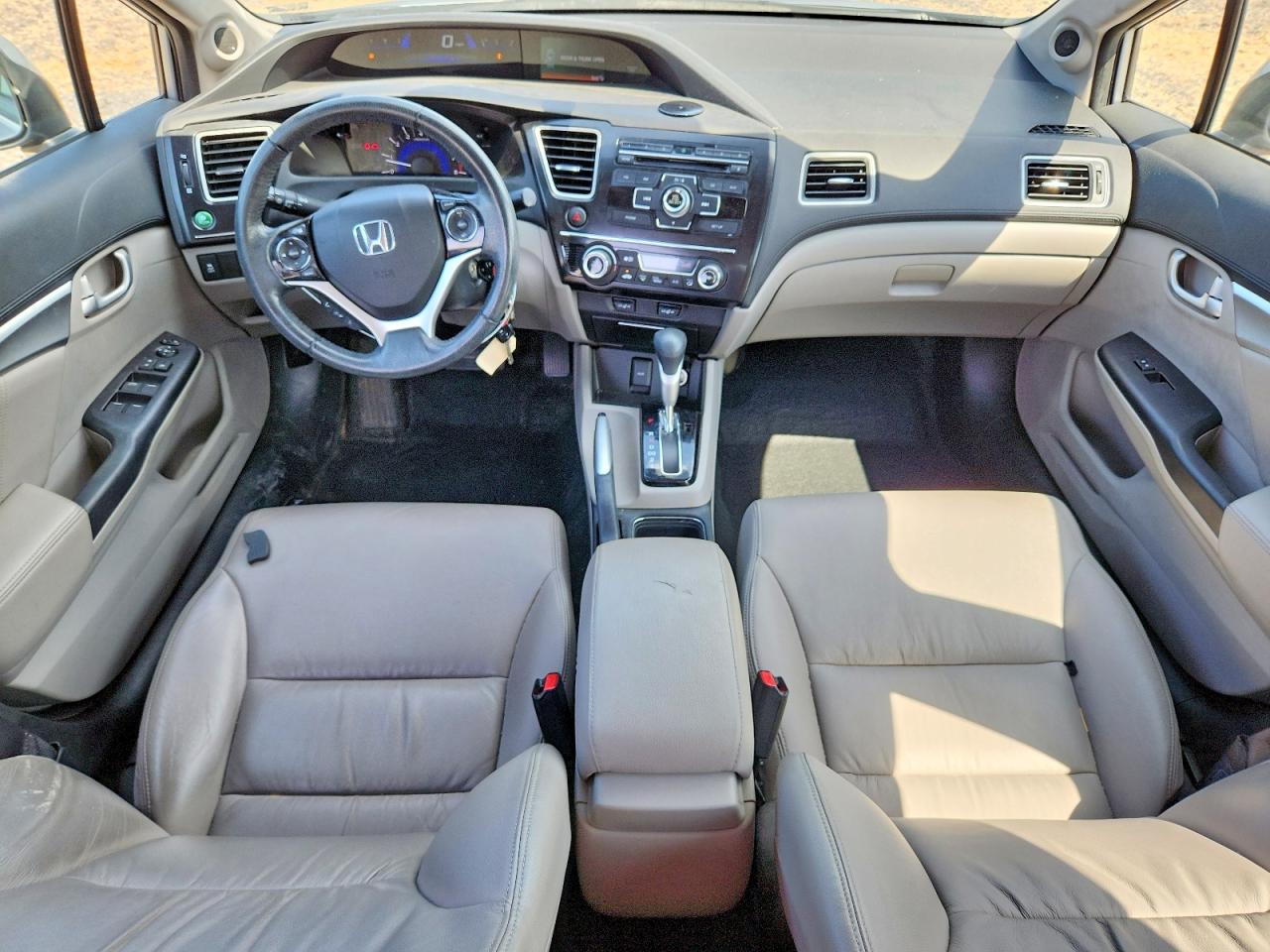 2013 Honda Civic Exl Silver vin: 19XFB2F9XDE043327