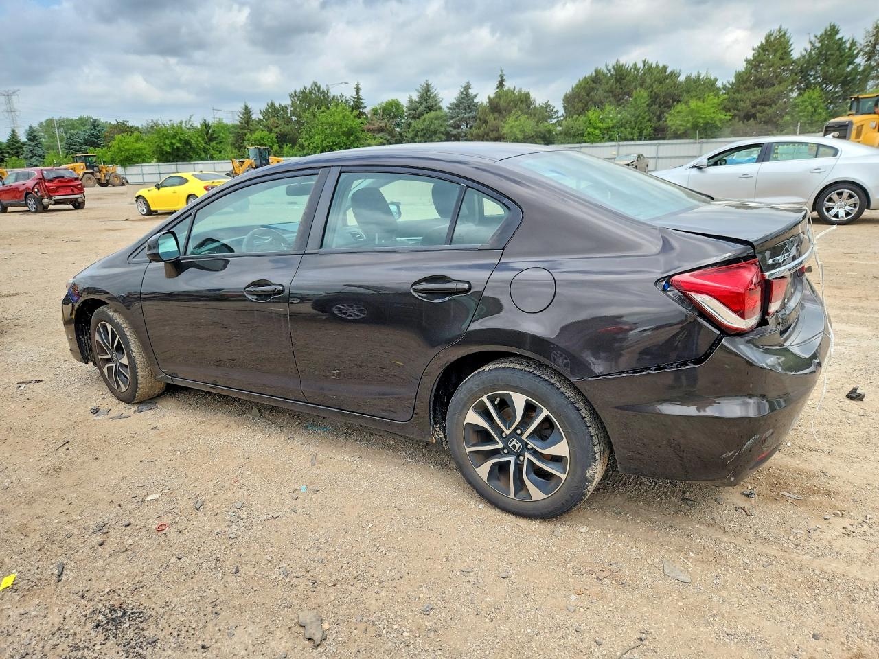 2013 Honda Civic Exl Charcoal vin: 19XFB2F9XDE055655