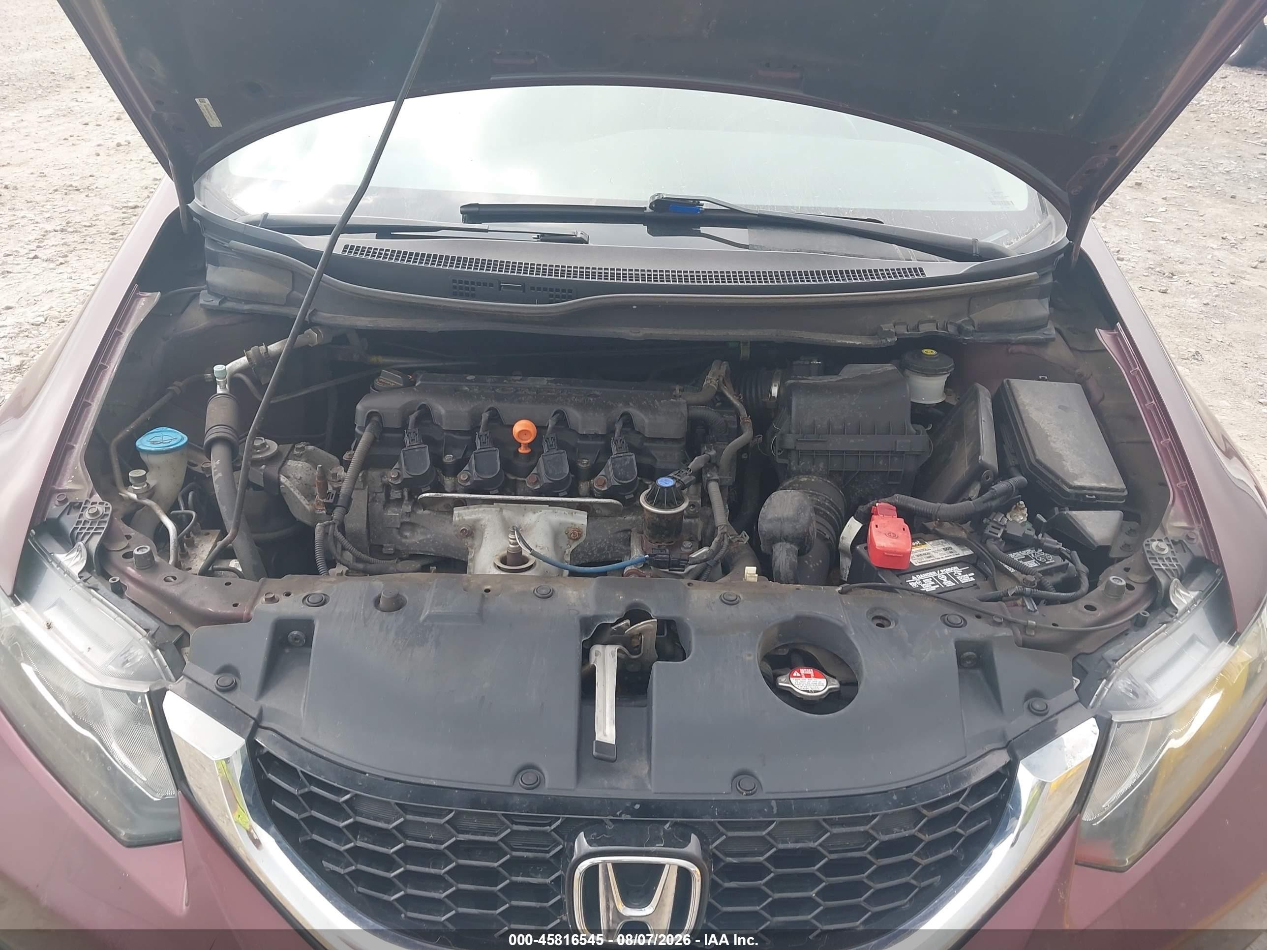 2013 Honda Civic Ex-l Maroon vin: 19XFB2F9XDE064775