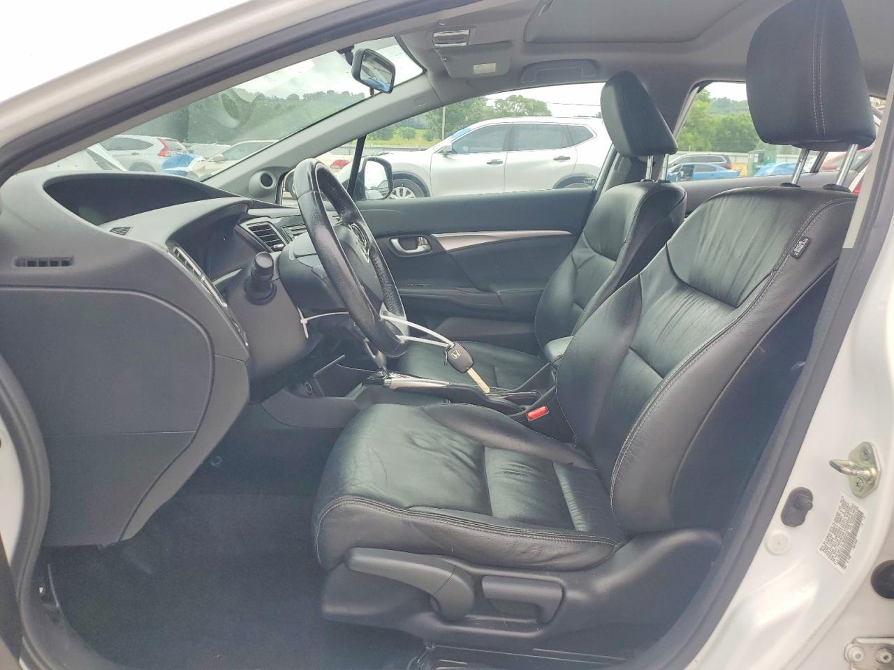 2013 Honda Civic Exl White vin: 19XFB2F9XDE092169