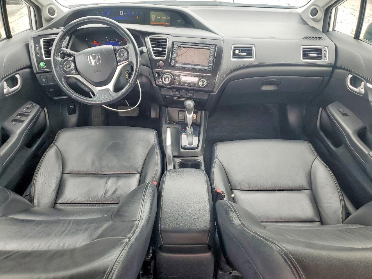 2013 Honda Civic Exl White vin: 19XFB2F9XDE092169