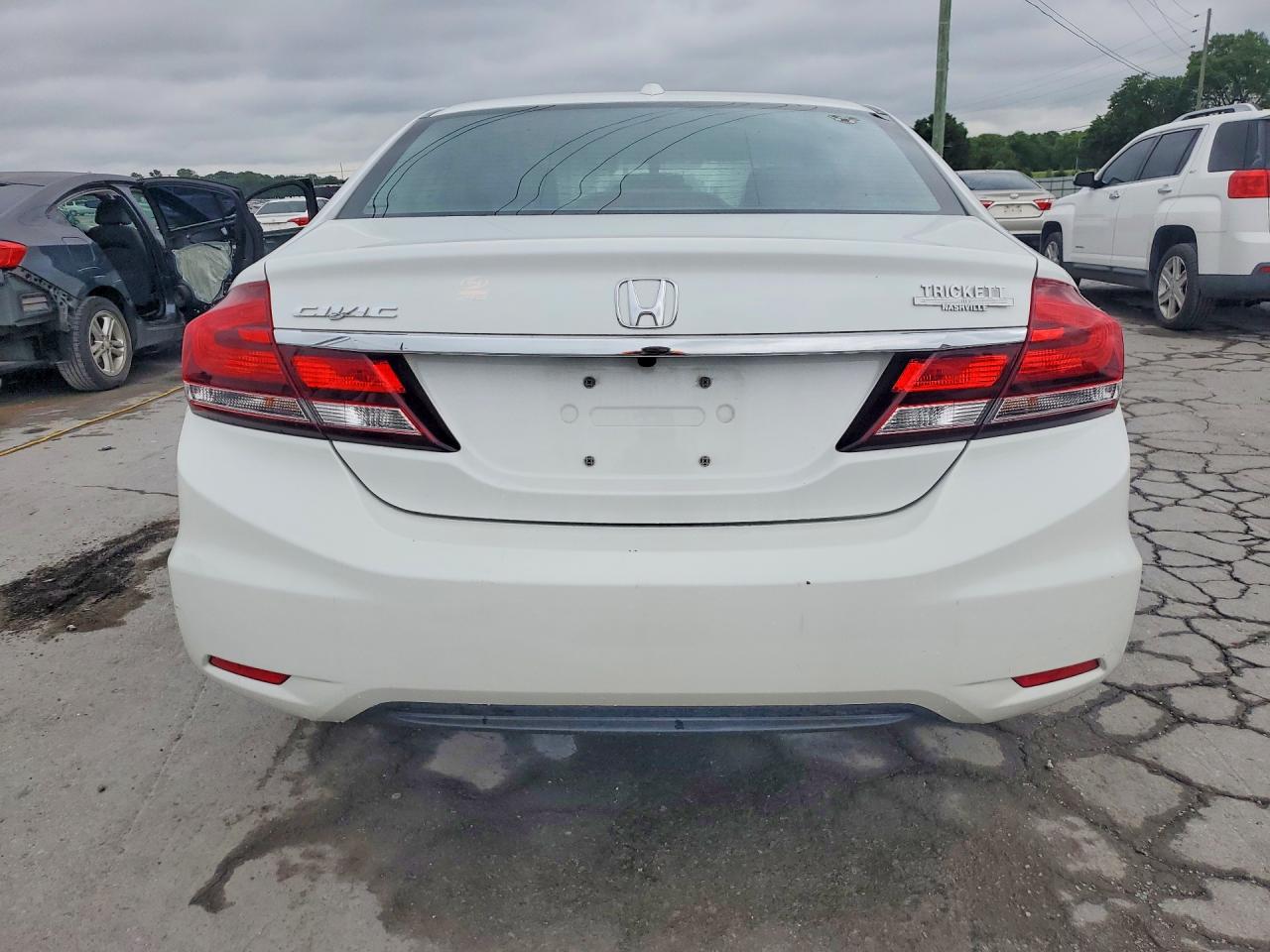 2013 Honda Civic Exl White vin: 19XFB2F9XDE092169