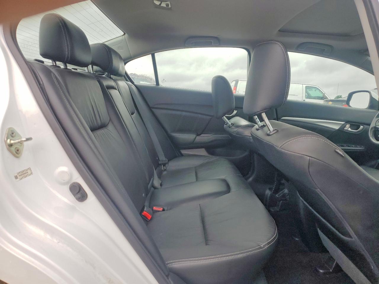 2013 Honda Civic Exl White vin: 19XFB2F9XDE092169